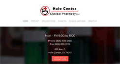 Desktop Screenshot of halecenterpharmacy.com